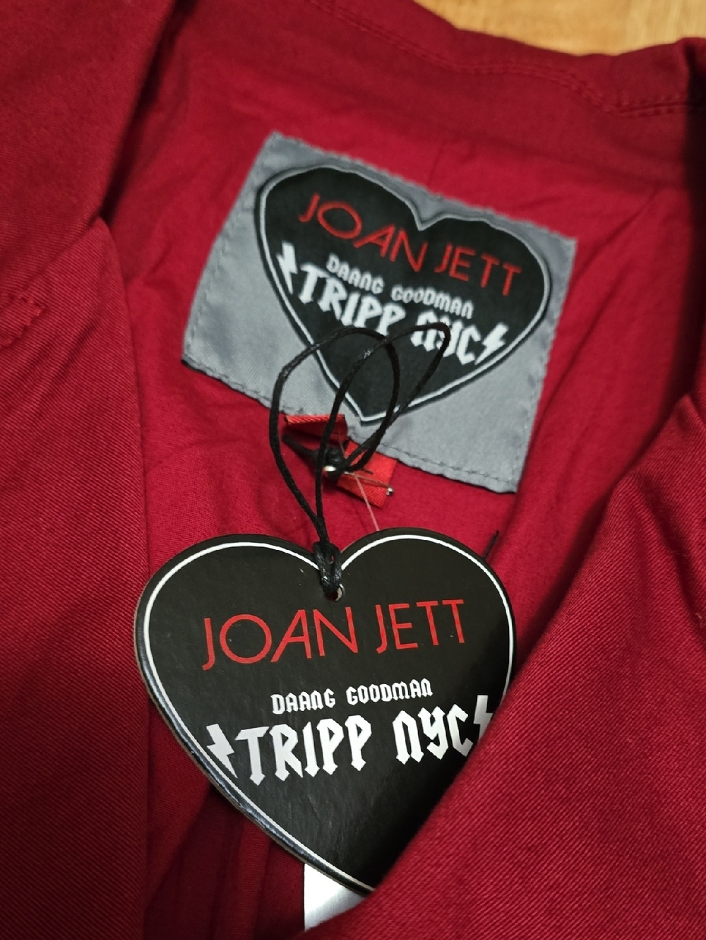 Hot Topic TRIPP Joan Jett Moto Jacket NWT Sz L - Picture 5 of 9